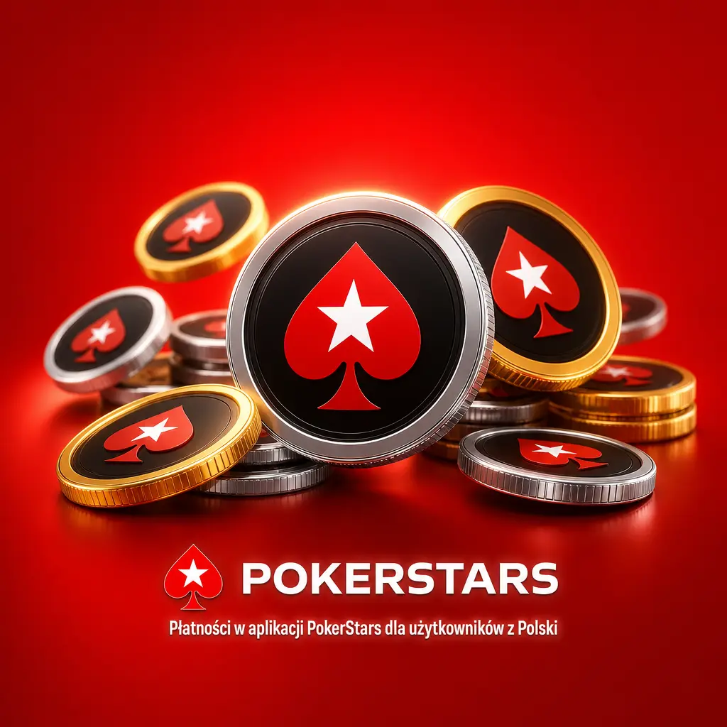Metody płatności dostępne w aplikacji PokerStars dla polskich użytkowników: karty, PayPal, Skrill, BLIK i inne opcje